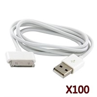 100 Pack 30 Pin Apple Style Cable