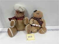 Christmas Gingerbread Plush Dolls