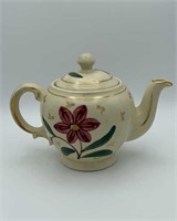 USA pottery floral teapot