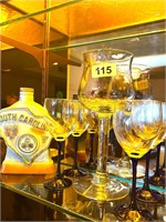 SC Tricentenical Decanter, Glasses etc