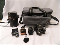 Nikon Camera; Nikon Lens-50mm; Nikon Lens-105mm;