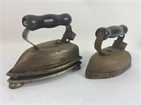 Pair of Antique Irons - Dover & American Electric