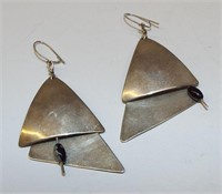 Pair Of Sterling Silver Earrings