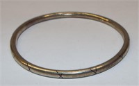 Mexico Sterling Silver Bangle Bracelet