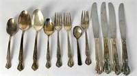 Silver Plate Mixed Flatware