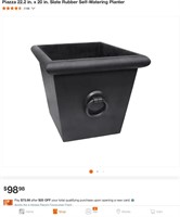 Piazza 22"x20" Self watering planter