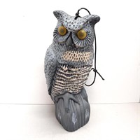 Plastic owl yard decor