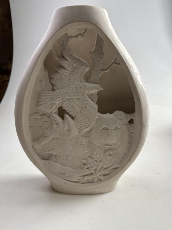 Ceramic Ready to Paint Vase