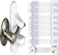 NEW Childproof Door Lock & 8PK Safety Cabinet Lock