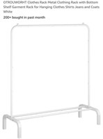 MSRP $35 White Clothes Rack