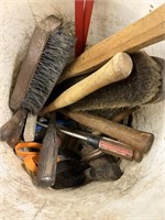 Bucket of misc tools