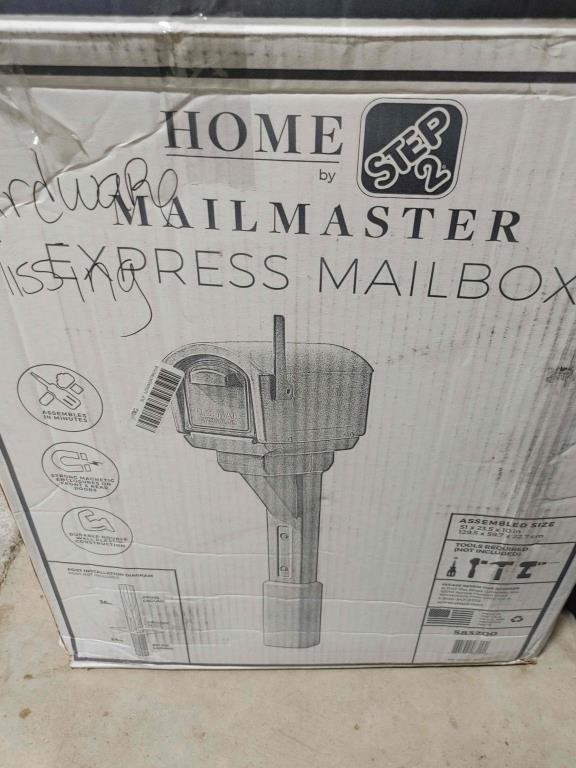 (U) Step2 541200 MailMaster Plus Mailbox, Black