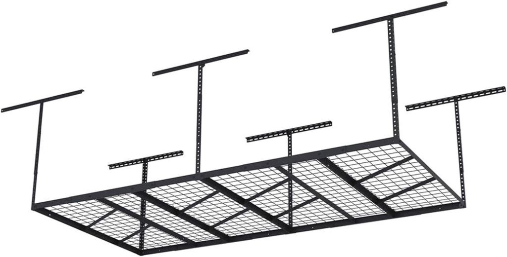 FLEXIMOUNTS Pro 4x8 Overhead Garage Storage Rack,A