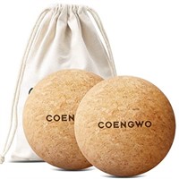 COENGWO Cork Massage Ball - Yoga Cork Ball for
