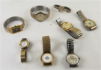 Lot Of Vintage Wrist Watches - Timex, Seiko &