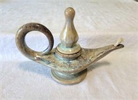 Pottery Genie Oil Lamp