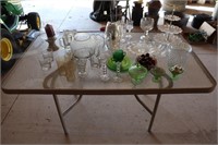 Patio Table, Glassware