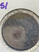 1851 large  penny