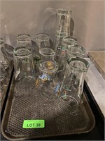 Tray Lot: Beer Glasses