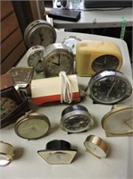 Selection of Vintage Alarm Clocks