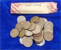(44) Wheat Pennies