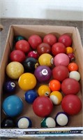 Group of Pool Balls