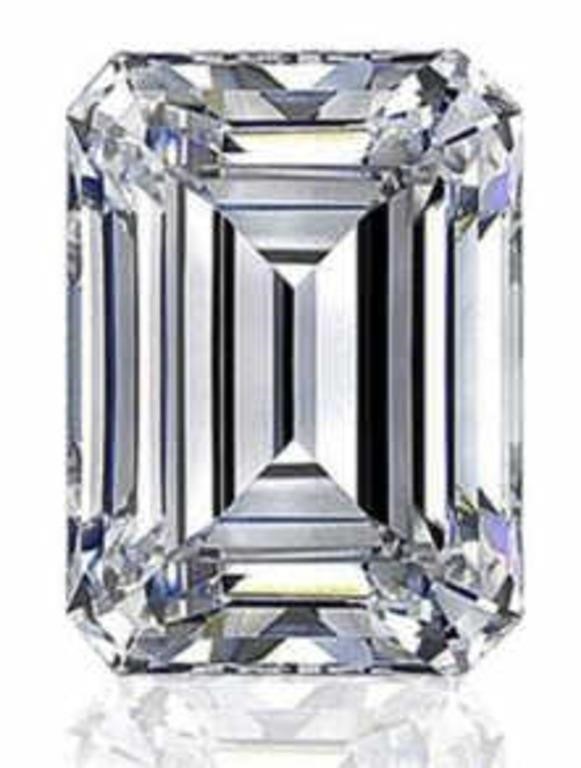 Emerald Cut 4.35 Carat VS1 Lab Diamond