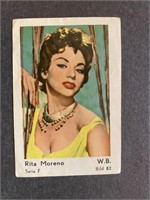 RITA MORENO: Scarce MAPLE LEAF GUM Card (1960)