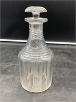 GLASS DECANTER - as is  chipped