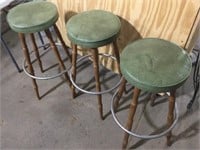 30” tall vintage bar stools
