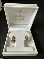 14kt gold earrings 4 gram