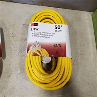 Unused 50' Heavy Duty Extension Cord 12/3