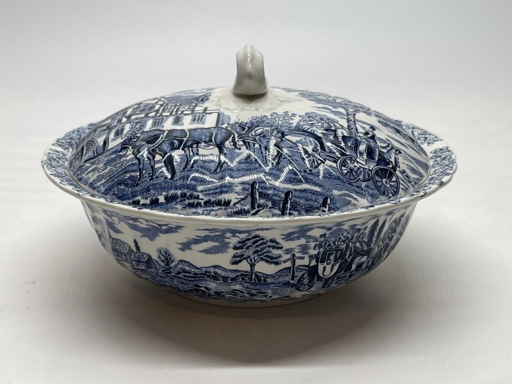 Staffordshire Myott Royal Mail Covered Dish