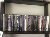 Shelf with DVD's