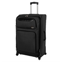 Skyline Softside Large Checked Spinner Suitcase