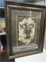 Nice elephant print, 26 x 34"