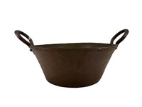Antique Hammered Copper Pot