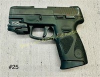 TAURUS PT111 G2 9M PISTOL, CRIMSON TRACE LASER