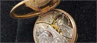 1924 ELGIN 10K GOLD FILLED  POCKET WATCH 15 JEWELS