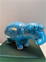 MMA Ceramic Blue Hippo