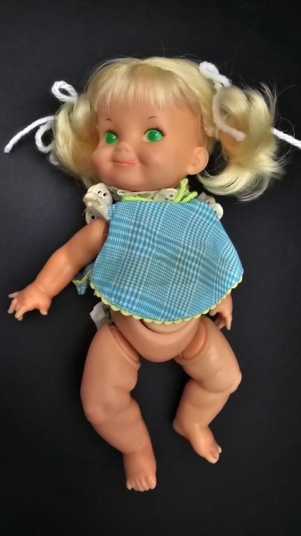 Vintage 1970 Ideal 9" BELLY BUTTON BABY  Blonde