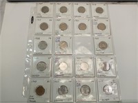 OF)  Older Canadian nickels