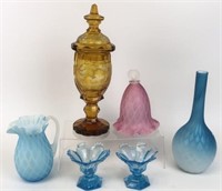 Victorian Satin Glass and More