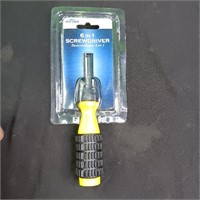 Tool shed hardware 6 in 1 screwdriver
