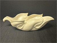 Imperial USA Pottery Cream Leaf bowl