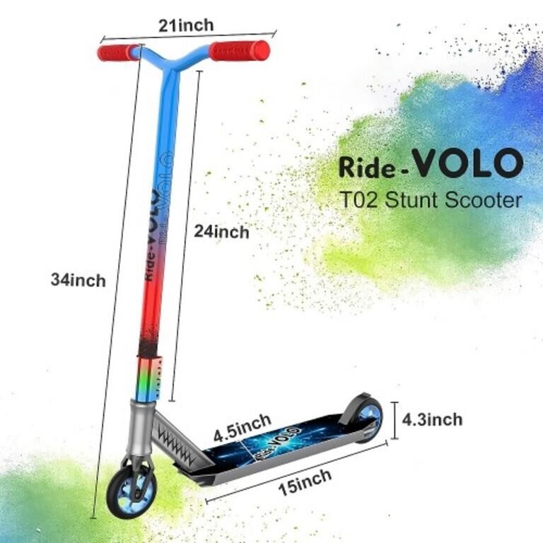 Intermediate Stunt Scooter with HIC Compression