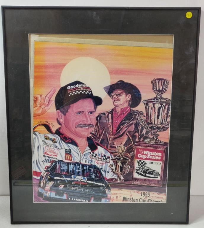 1993 Winston Cup Champions Framed