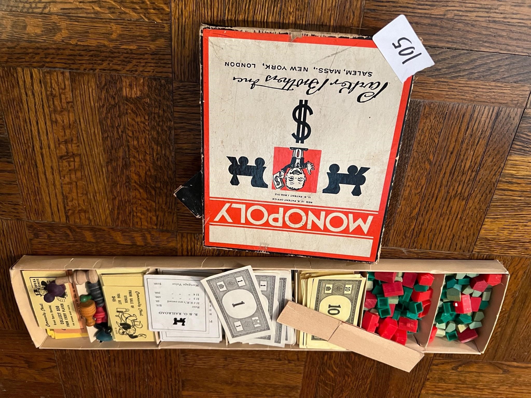 MISC. MONOPOLY PIECES (SOME VINTAGE)