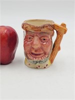 Vtg Mini Toby Face Mug, Old Man Face Mug