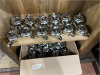 36 Stainless Steel Individaul Sized Teapots